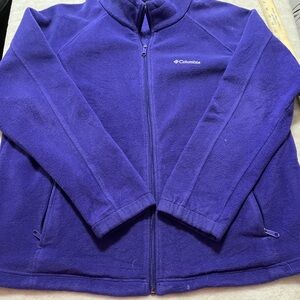 Columbia Women's Purple Fleece Jacket
